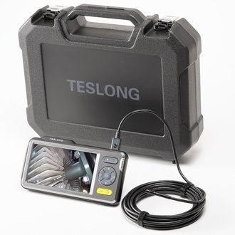 Teslong NTS500B endoskop s 5" IPS displejom, 5 mm sondou, duálnou kamerou, 5 m kábel, z druhej ruky