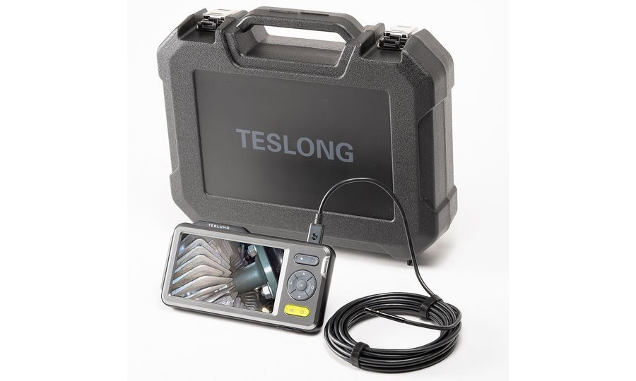 Teslong Endoskop NTS500B s 5" IPS displejom, 5 mm sondou, duálnou kamerou, 5 m káblom