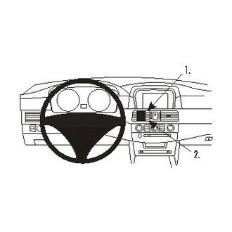 Brodit ProClip montážna konzola pre BMW 520-545/M5 E60, E61 04-10, na stred