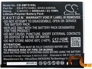 Batérie pre Samsung Galaxy Tab A 10.1 2019 (ekv. Samsung EB-BT515ABU), 6000 mAh