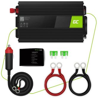 Napájací menič Green Cell 12V na 230V, 500W/1000W, modifikovaná sínusoida