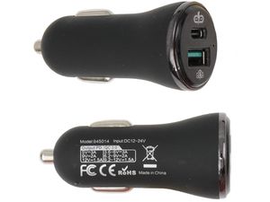 Nabíjačka do auta Brodit ModTek s rýchlym nabíjaním PD a QC3.0, 18 W
