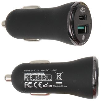 Nabíjačka do auta Brodit ModTek s rýchlym nabíjaním PD a QC3.0, 18 W