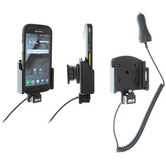 Brodit držiak do auta pre Kyocera Duraforce Pro2 s nabíjaním z cig. zapaľovača/USB