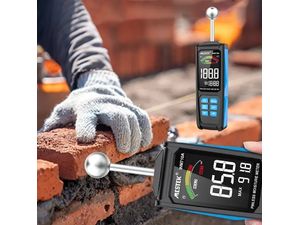 Mestek WM710A digitálny merač vlhkosti materiálov a dreva s guľôčkovým, LCD displejom