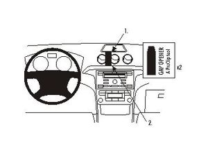 Brodit ProClip montážna konzola pre Ford S-Max 06-15/Ford Galaxy 07-14, na stred