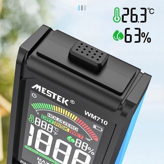 Mestek WM710 digitálny merač vlhkosti materiálov a dreva s LCD displejom