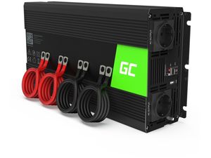 Napájací menič Green Cell 12V na 230V, 3000W/6000W, čistá sínusoida