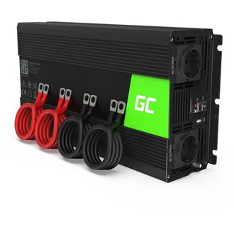 Napájací menič Green Cell 12V na 230V, 3000W/6000W, čistá sínusoida