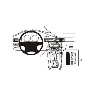 Brodit ProClip montážna konzola pre Volvo S80 07-11, V70 II 08-11, XC70 08-11, na stred