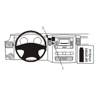 Brodit ProClip pre Mercedes Benz Sprinter 07-18/Volkswagen Crafter 07-16, na stred nad mriežku