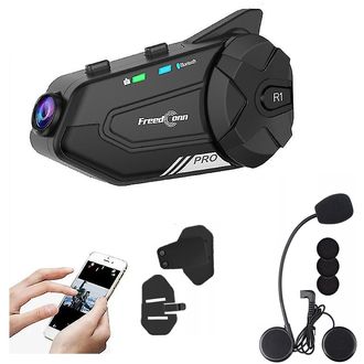 FreedConn R1 Pro hands-free kamera na prilbu, pre motocykel