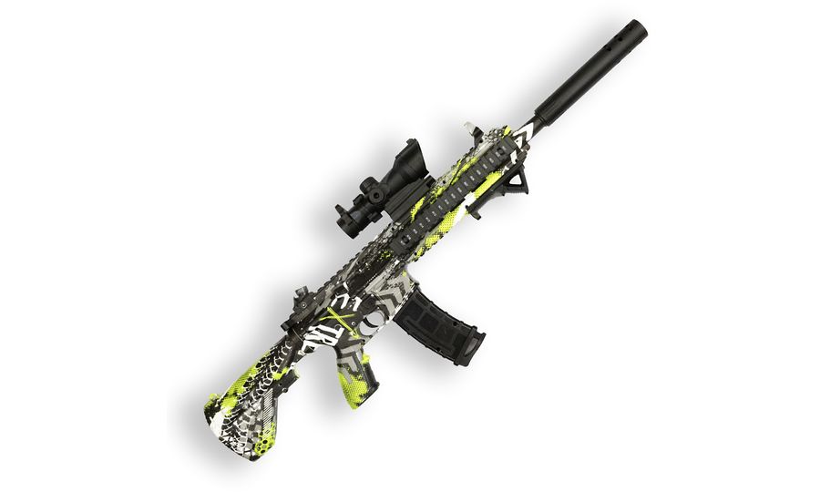 Sunny Blaster M416, zmenšená útočná puška s vodným gélom a príslušenstvom