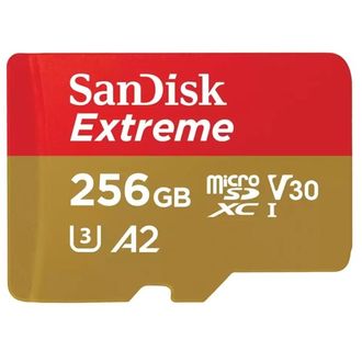 SanDisk Extreme/ micro SDXC/ 256GB/ UHS-I U3 / Class 10/ + adaptér