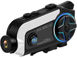 Fodsports FX30C Pro prilba handsfree so záznamovou kamerou, náhlavná súprava na motorku