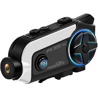 Fodsports FX30C Pro prilba handsfree so záznamovou kamerou, náhlavná súprava na motorku