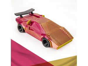 Polymaker Panchroma PLA Dual Silk Aubergine (limetkovo-magenta)