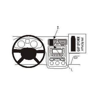 Brodit ProClip montážna konzola pre Volkswagen Eos 07-15/Scirocco 09-14, na stred