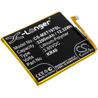 Batéria pre Motorola Moto One Vision, Motorola Xt1970 (eq. Motorola KR40), 3200 mAh
