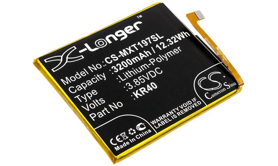 Batéria pre Motorola Moto One Vision, Motorola Xt1970 (eq. Motorola KR40), 3200 mAh