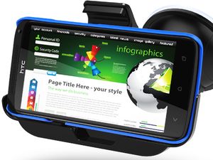 Kidigi držiak do auta s nabíjaním pre HTC ONE X