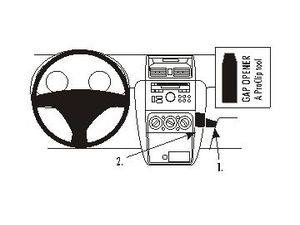 Brodit ProClip montážna konzola pre Suzuki SX4 07-15, Fiat Sedici 07-09, na stred