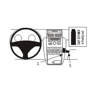 Brodit ProClip montážna konzola pre Suzuki SX4 07-15, Fiat Sedici 07-09, na stred