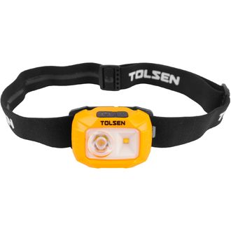 TOLSEN LED čelovka, 6500K, IP65