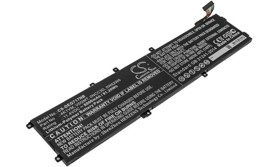 Batéria pre Dell G7 17 7700 a ďalšie, 8000 mAh, Li-Pol