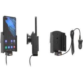 Brodit držiak do auta na Samsung Galaxy S21+ 5G, bez puzdra, s nabíjaním z cig. zapaľovača/USB