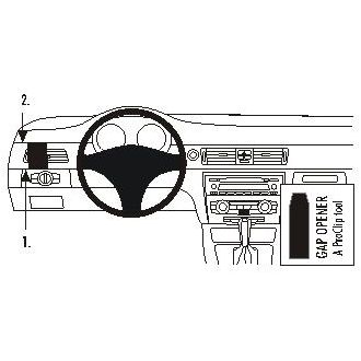 Brodit ProClip pre BMW 316-330/E90/E91/ E92/E93 05-12, (nie pre drevený panel), ľavý