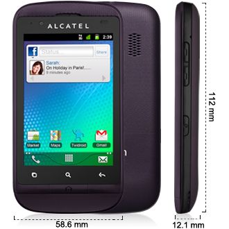 Alcatel One Touch 918D čierna