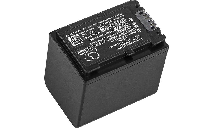 Batéria pre Sony Fdr-Ax33, Sony Fdr-Ax40 (napr. Sony NP-FV50A), 1600 mAh