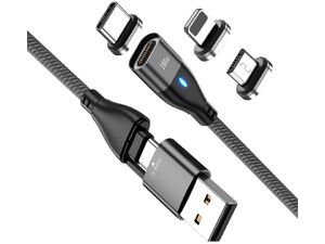 Magnetický kábel 6v1, napájanie, 100 W (20 V/5 A), 1,8 m