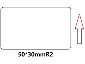 Niimbot termálne etikety 50x30 mm, biele, 900 ks v rolke, pre K2/K3
