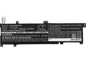 Batéria pre Asus A501c1-Z1-C10, Fx51lb, Vivobook K501 uq a iné , 4200 mAh, Li-Ion