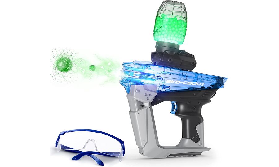Sunny Blaster SKD-2, pištoľ na vodné gélové pelety s príslušenstvom, modrá