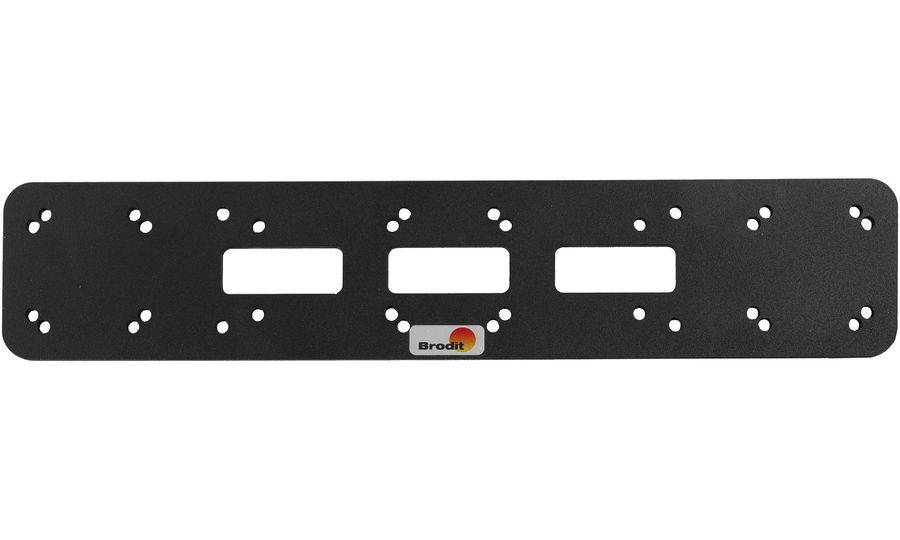Rozširujúca montážna doska Brodit s otvormi AMPS 300x60mm, kov