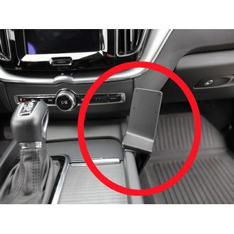 Brodit ProClip pre Volvo S60/V60 19-24/XC60 18-24 (nie pre S60 a V60 T6/T8), stredom doprava nadol