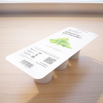 Click and Grow koriander, kapsule so semenami a substrátom 3ks