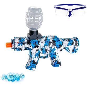 Sunny Blaster M416, mini útočná puška na vodné gélové pelety s príslušenstvom, modrá