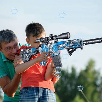 Sunny Blaster RS 99-19, útočná puška s vodným gélom a príslušenstvom, modrá