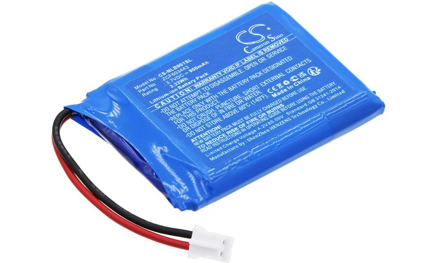 Batéria pre Nolan N-Com 901×, N-Com 901 X a ďalšie, 900 mAh, Li-Ion