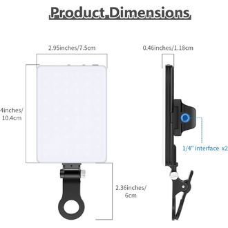 Neewer NL-60AI permanentné mini foto svetlo, 60 ultra jasných LED diód, 4W