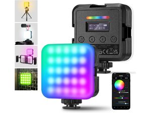 Neewer RGB62 permanentné mini foto svetlo, 61 ultra jasných RGB LED diód, 6W