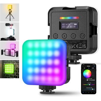 Neewer RGB62 permanentné mini foto svetlo, 61 ultra jasných RGB LED diód, 6W