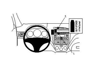 Brodit ProClip pre Subaru Impreza/Forester 08-12/Outback Sport 08-11/WRX 08-14, na stred