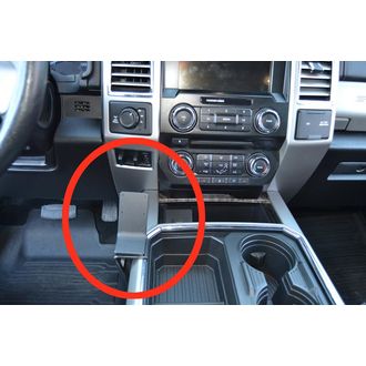 Brodit Montážny držiak ProClip pre Ford F-150 15-20 USA, stred zľava nadol