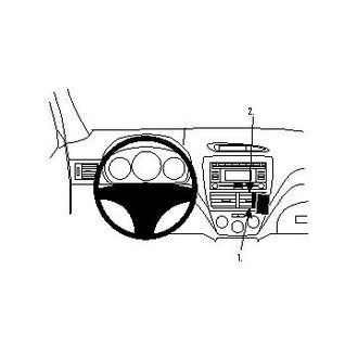 Brodit ProClip montážnej konzoly na Subaru Forester 08-12/Impreza 08-12, na stred