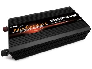 Napájací menič HOULI 12V na 230V, 2000W/4000W, čistá sínusoida